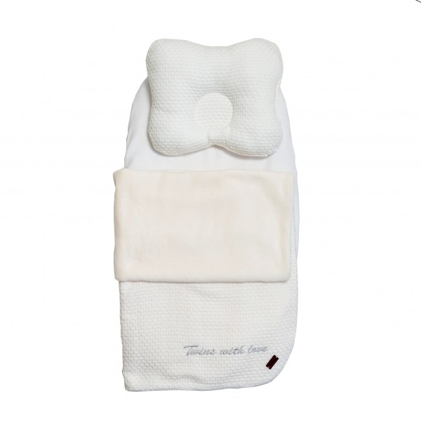 Set pt carucior Twins Waffle autumn...
