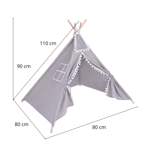 Детская палатка TIPI 80x80cm